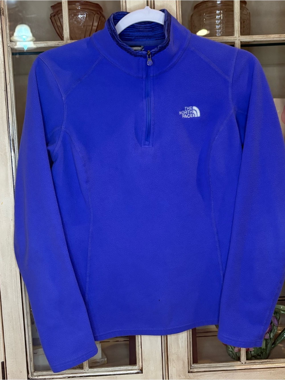 The North Face Women’s Purple Half-Zip Fleece Pullover